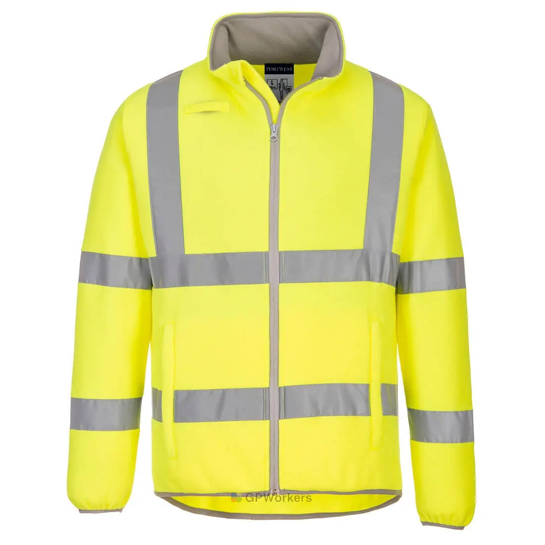 VESTE POLAIRE ECO HAUTE VISIBILITÉ