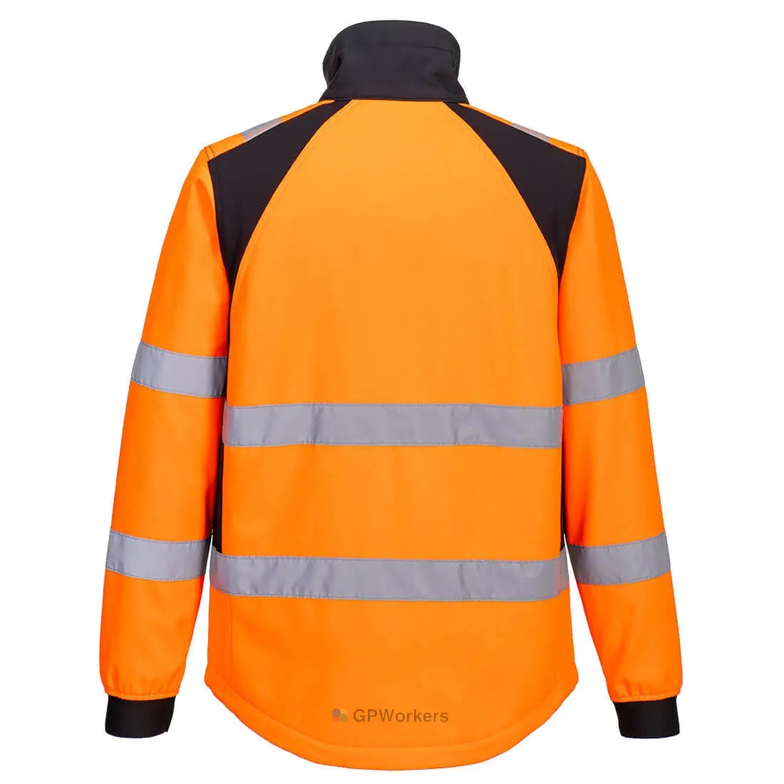 VESTE SOFTSHELL HAUTE VISIBILITÉ ECO WX2 (2 COUCHES) PORTWEST