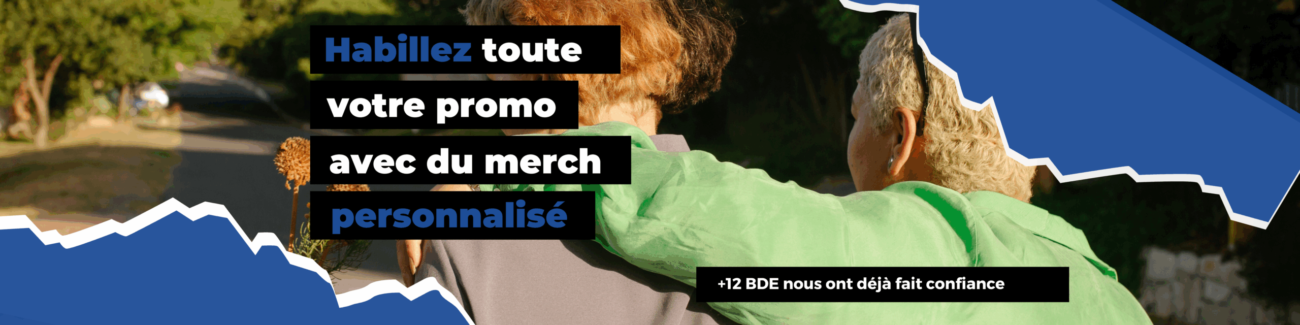 bannière publicitaire pour les BDE